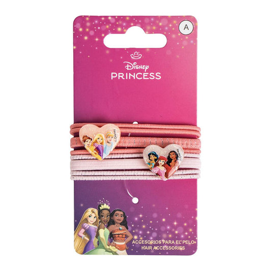ACCESORIOS PELO ELÁSTICOS 8 PIEZAS PRINCESS - Imagen 1