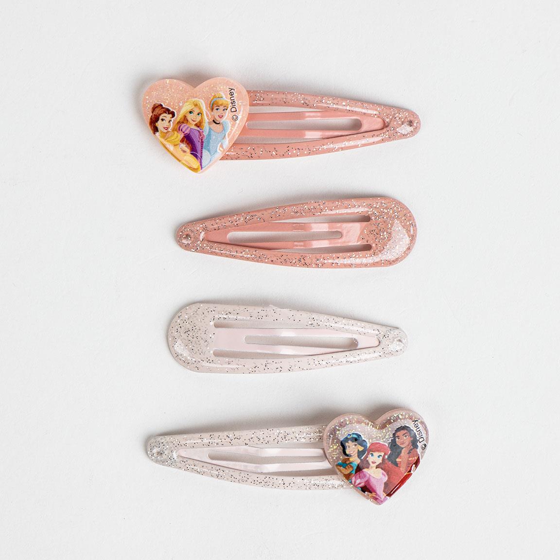 ACCESORIOS PELO CLIPS 4 PIEZAS PRINCESS - Imagen 2
