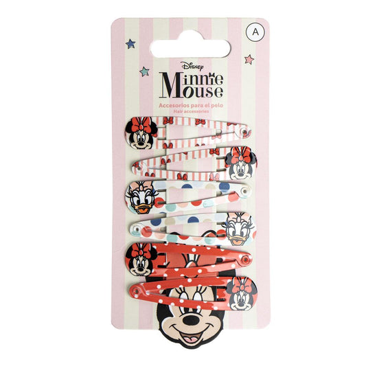 ACCESORIOS PELO CLIPS 6 PIEZAS MINNIE - Imagen 1