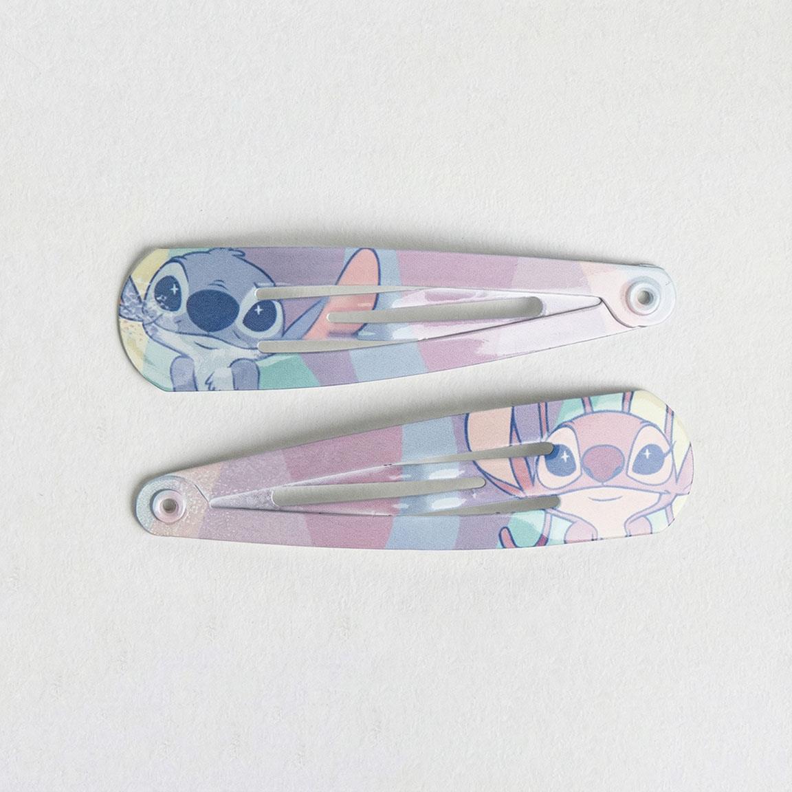 ACCESORIOS PELO CLIPS 6 PIEZAS STITCH