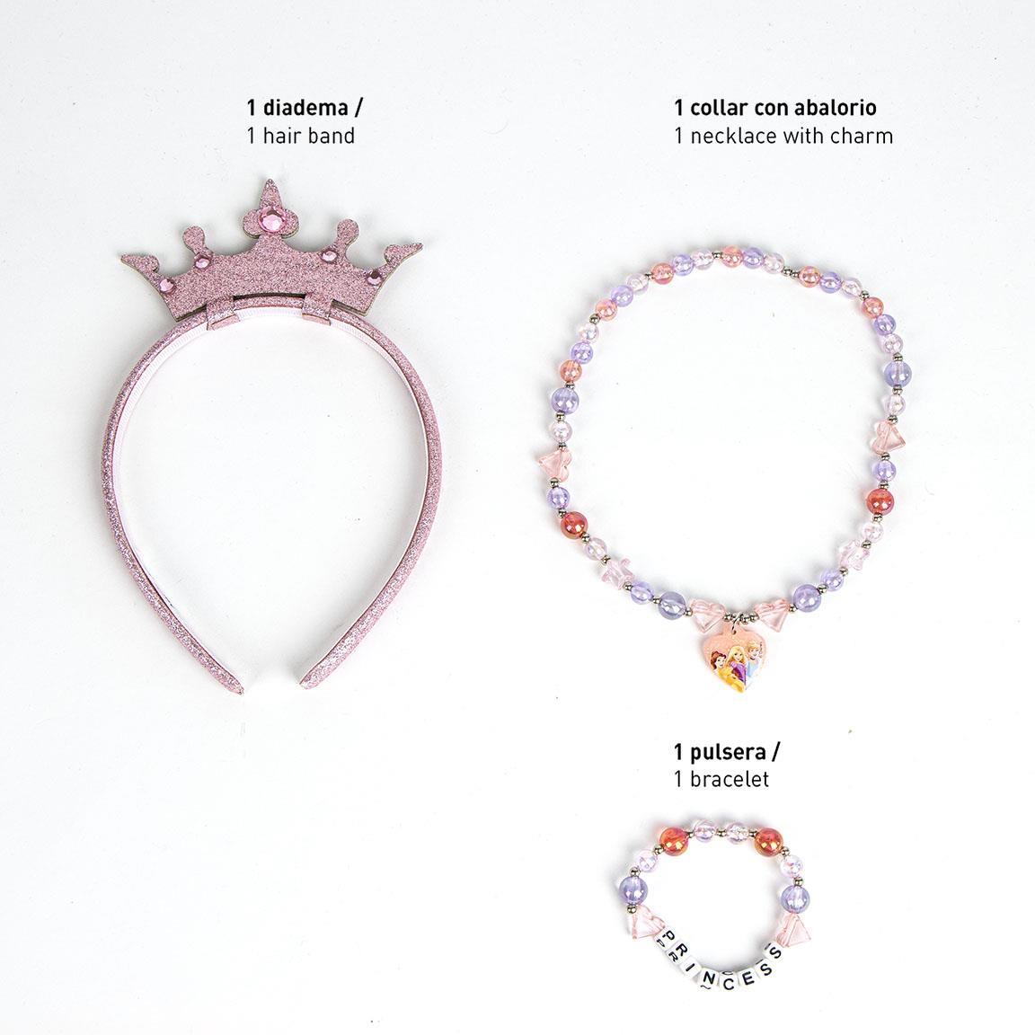 BISUTERIA PACK 3 PIEZAS PRINCESS - Imagen 3