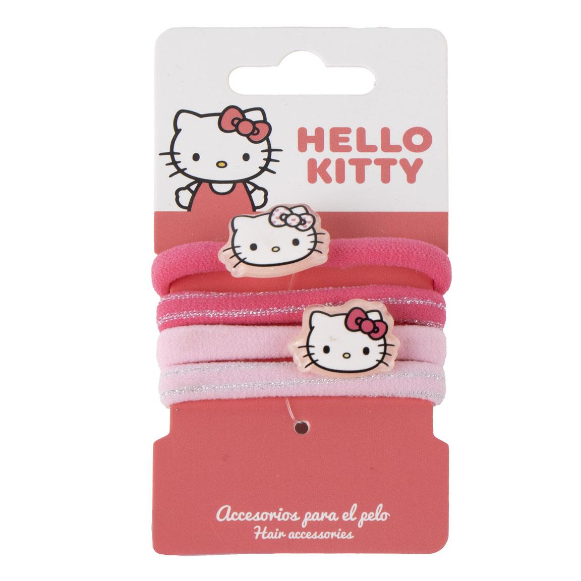 ACCESORIOS PELO COLETERO 4 PIEZAS HELLO KITTY - Imagen 1