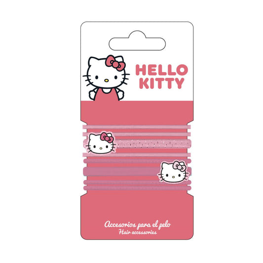 ACCESORIOS PELO ELÁSTICOS 8 PIEZAS HELLO KITTY - Imagen 1