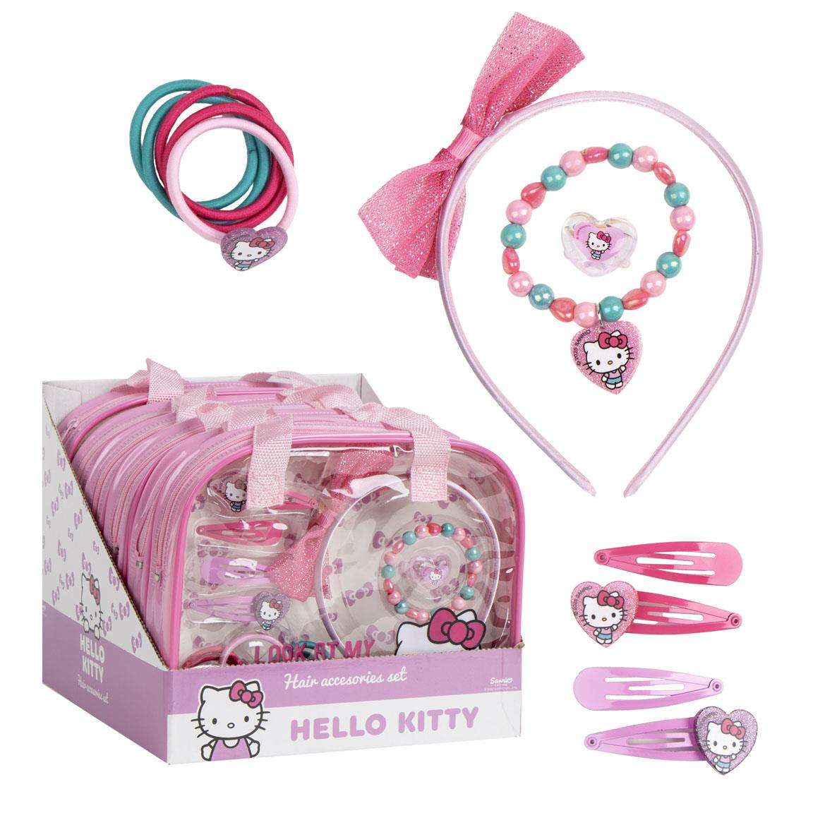 SET DE BELLEZA ACCESORIOS DISPLAY HELLO KITTY - Imagen 1