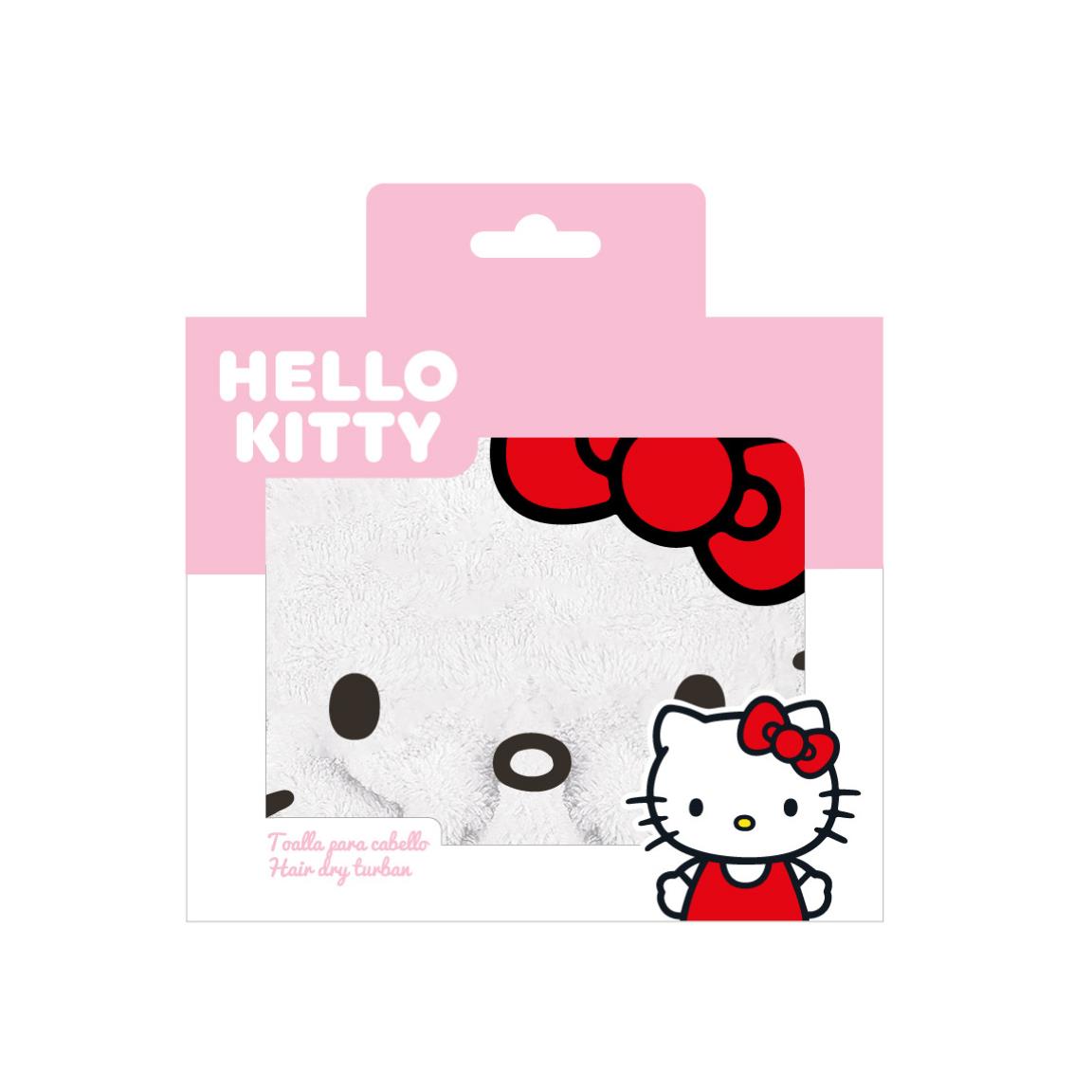 TOALLA PARA CABELLO HELLO KITTY - Imagen 1