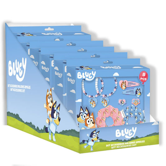 SET DE BELLEZA ACCESORIOS 8 PIEZAS BLUEY - Imagen 1
