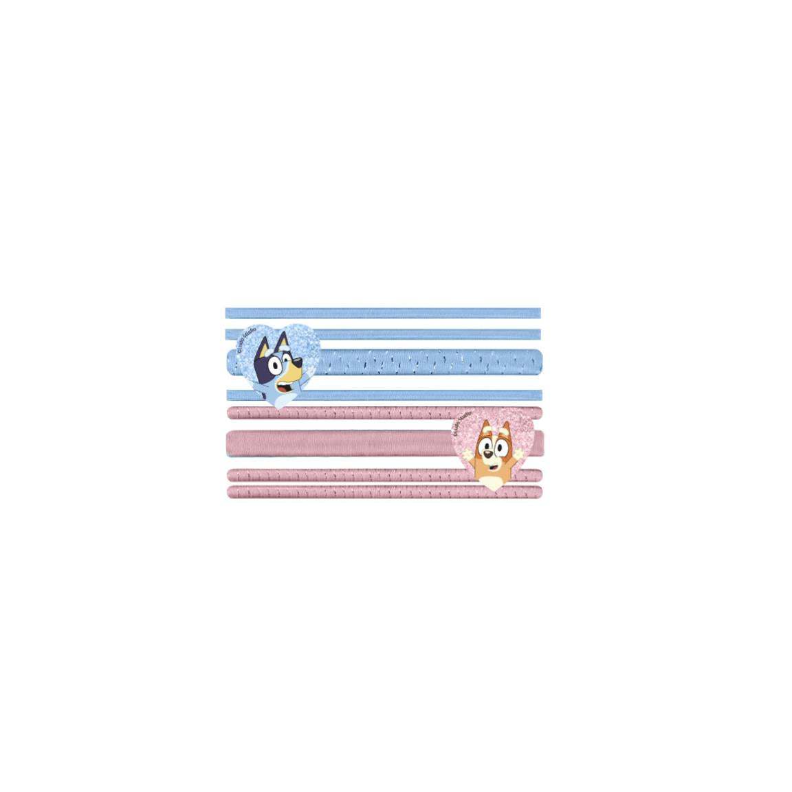 ACCESORIOS PELO ELÁSTICOS 8 PIEZAS BLUEY - Imagen 2