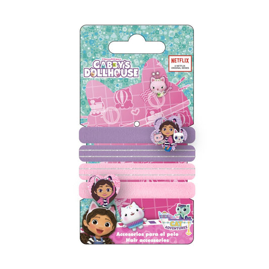ACCESORIOS PELO COLETERO 4 PIEZAS GABBY´S DOLLHOUSE - Imagen 1