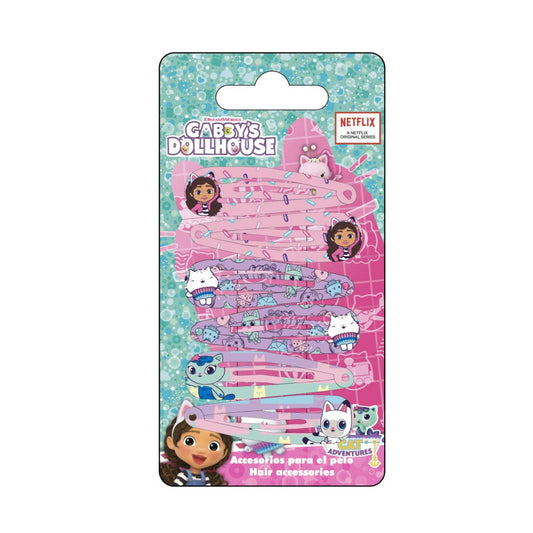ACCESORIOS PELO CLIPS 6 PIEZAS GABBY´S DOLLHOUSE - Imagen 1