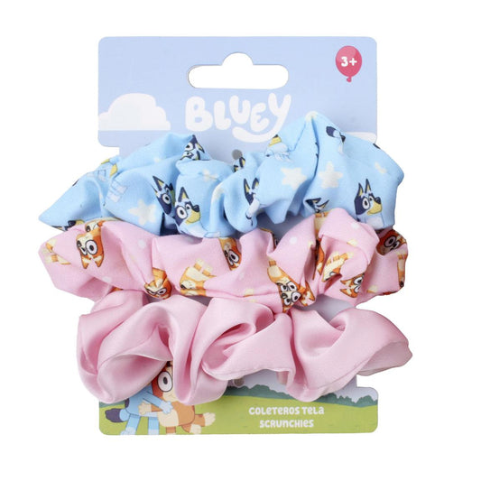 ACCESORIOS PELO COLETERO DE TELA 3 PIEZAS BLUEY - Imagen 1