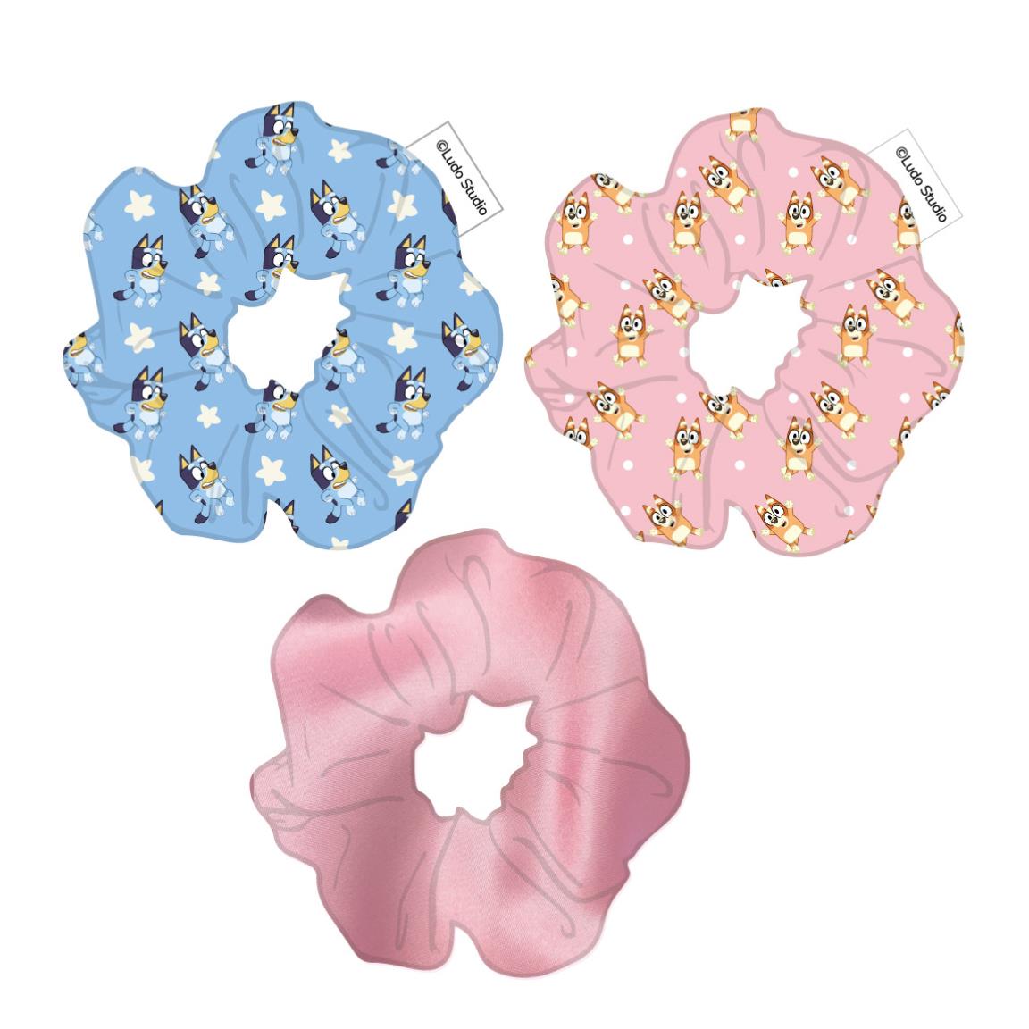 ACCESORIOS PELO COLETERO DE TELA 3 PIEZAS BLUEY - Imagen 2