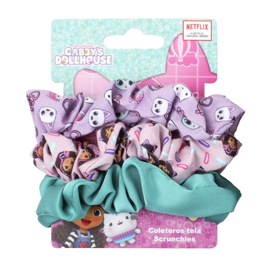 ACCESORIOS PELO COLETERO DE TELA 3 PIEZAS GABBY´S DOLLHOUSE - Imagen 1