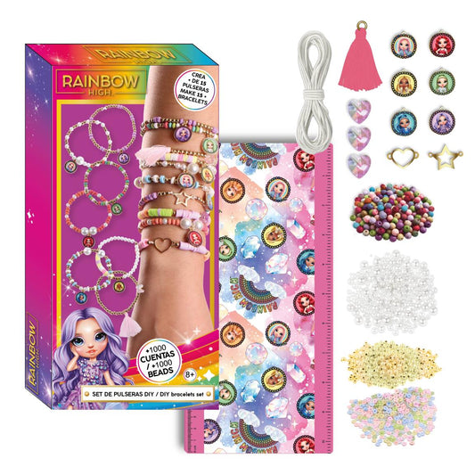 SET DE BELLEZA DIY PULSERA RAINBOW HIGH - Imagen 1