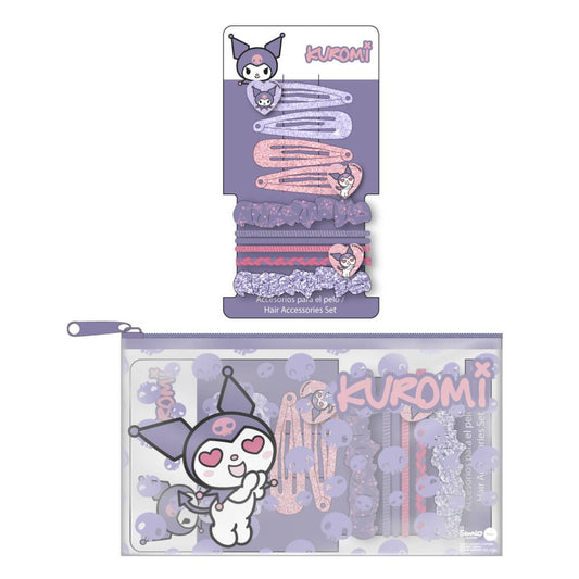 SET DE BELLEZA ACCESORIOS HELLO KITTY KUROMI - Imagen 1