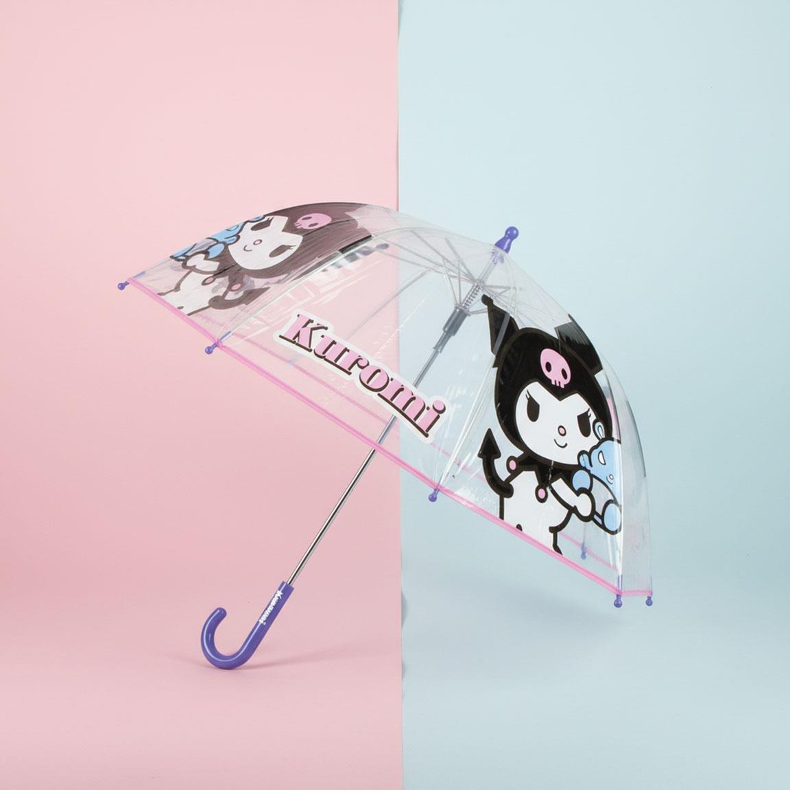 PARAGUAS MANUAL POE HELLO KITTY KUROMI