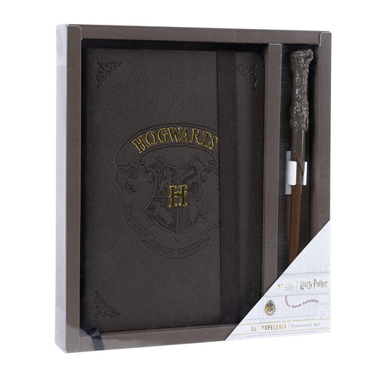 SET DE PAPELERÍA VARITA HARRY POTTER HOGWARTS - Imagen 1