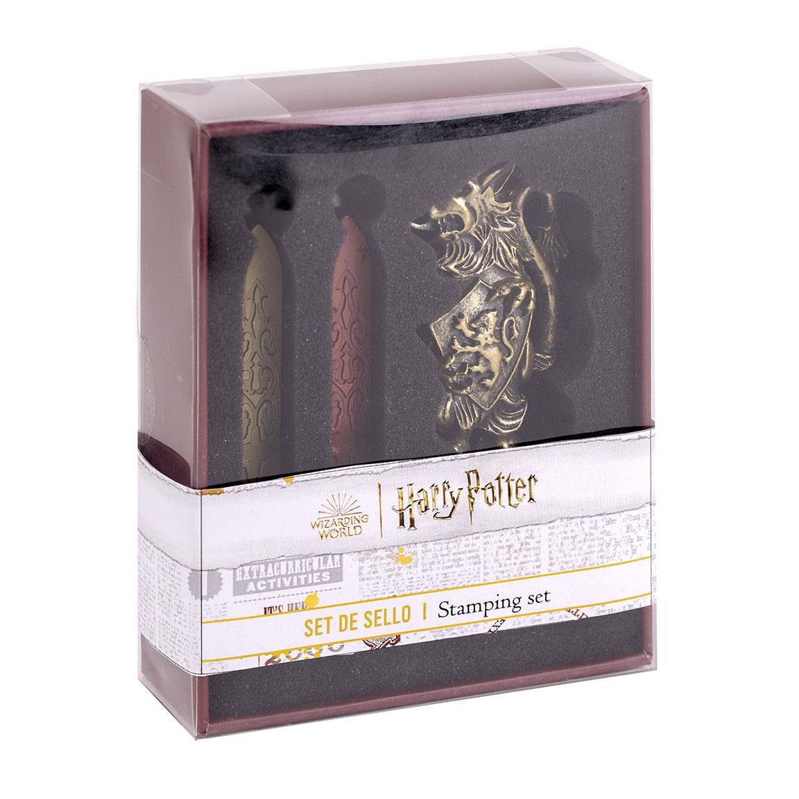 SET DE PAPELERÍA SELLO HARRY POTTER GRYFFINDOR - Imagen 1