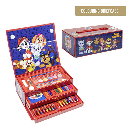 SET PAPELERÍA COLOREABLE MALETÍN PAW PATROL - Imagen 1