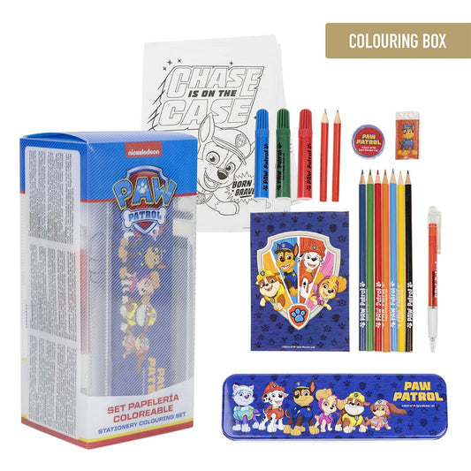 SET PAPELERÍA COLOREABLE PAW PATROL - Imagen 1