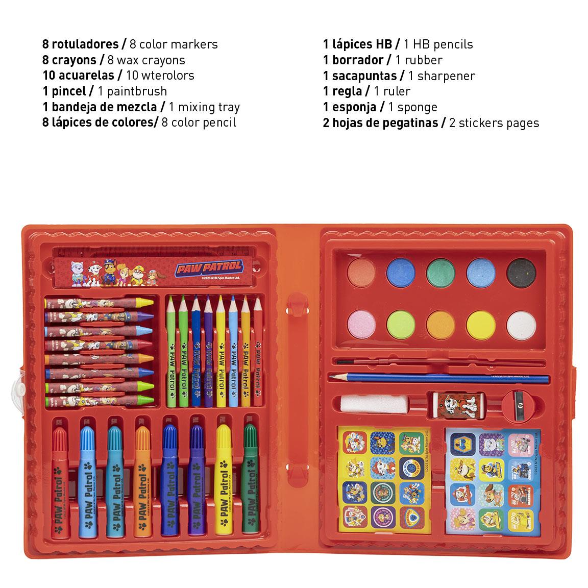 SET PAPELERÍA COLOREABLE CAJA PAW PATROL - Imagen 3