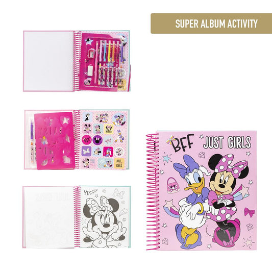 ALBUM ACTIVIDADES COLOREABLE MINNIE - Imagen 1