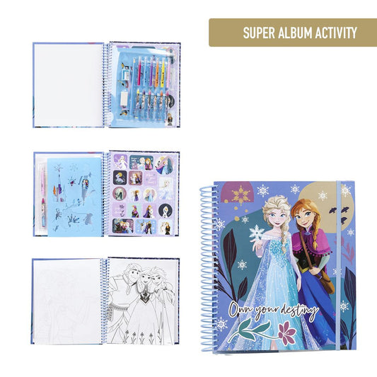 ALBUM ACTIVIDADES COLOREABLE FROZEN - Imagen 1