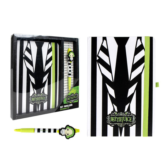 SET DE PAPELERÍA BOLÍGRAFO BEETLEJUICE - Imagen 1