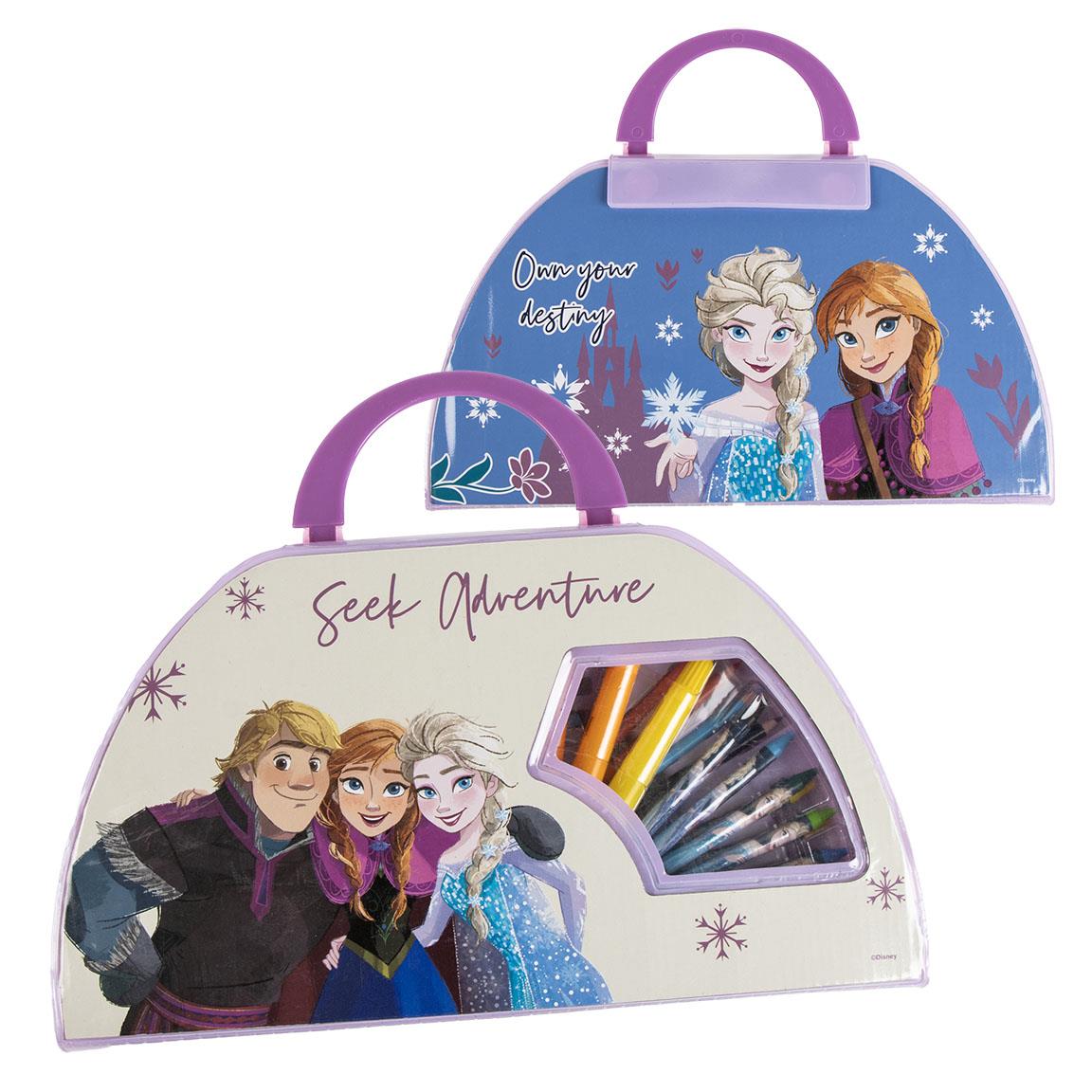 SET PAPELERÍA COLOREABLE 50 PIEZAS FROZEN - Imagen 2