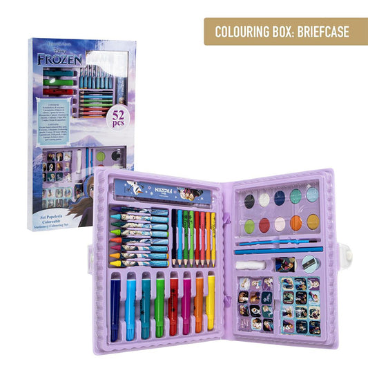 SET PAPELERÍA COLOREABLE CAJA FROZEN - Imagen 1