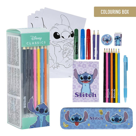 SET PAPELERÍA COLOREABLE STITCH - Imagen 1