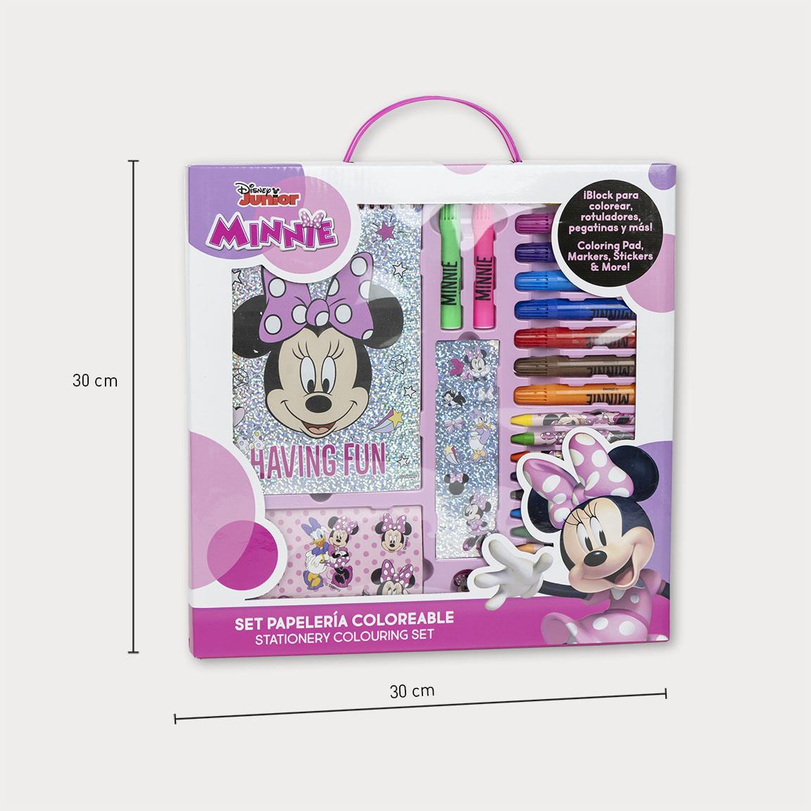 SET PAPELERÍA COLOREABLE DISPLAY MINNIE - Imagen 2