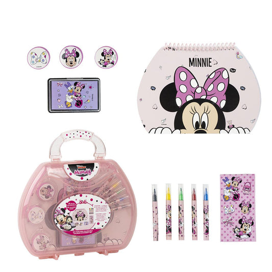 SET PAPELERÍA COLOREABLE MALETÍN MINNIE - Imagen 1