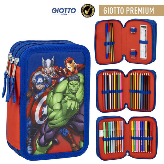 PLUMIER CON ACCESORIOS GIOTTO AVENGERS - Imagen 1