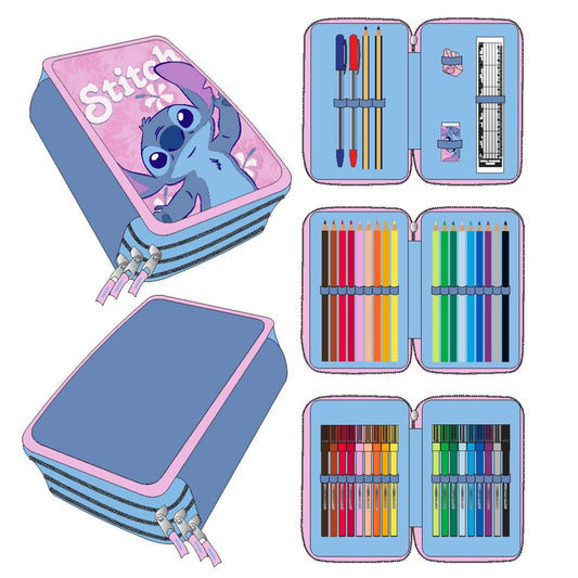 PLUMIER CON ACCESORIOS GIOTTO STITCH - Imagen 1
