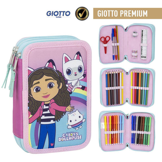 PLUMIER CON ACCESORIOS GIOTTO GABBY´S DOLLHOUSE - Imagen 1