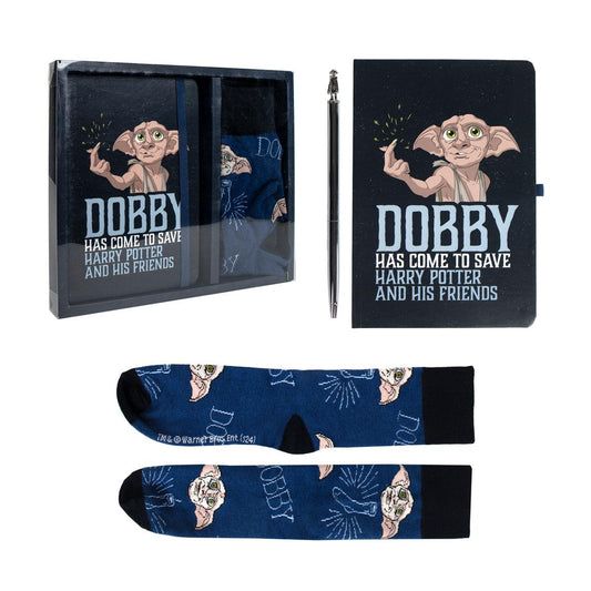 SET DE PAPELERÍA CALCETÍN HARRY POTTER DOBBY - Imagen 1