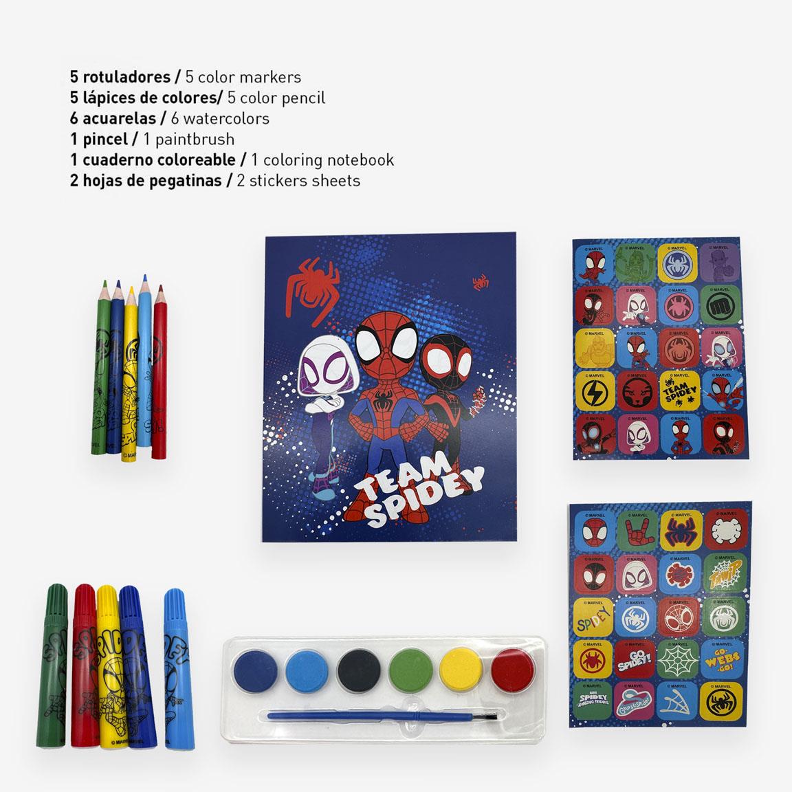 COLOREABLE MOCHILA SPIDEY - Imagen 2