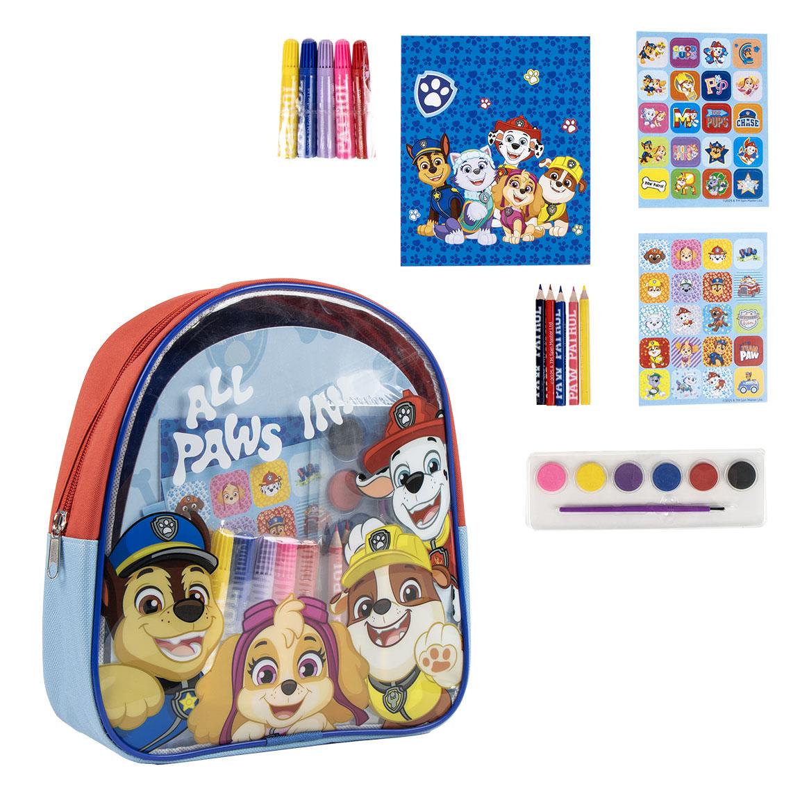 COLOREABLE MOCHILA PAW PATROL - Imagen 1