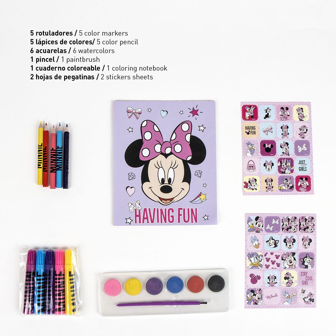 COLOREABLE MOCHILA MINNIE - Imagen 2