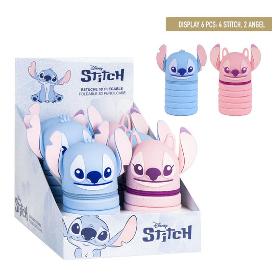 ESTUCHE PORTATODO SILICONA STITCH - Imagen 1