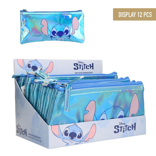 ESTUCHE PORTATODO IRIDISCENTE STITCH - Imagen 1
