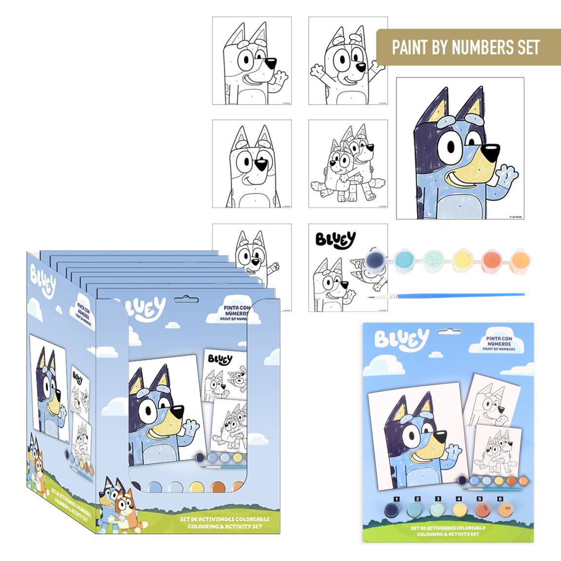 SET DE PAPELERÍA COLOREABLE BLUEY - Imagen 1