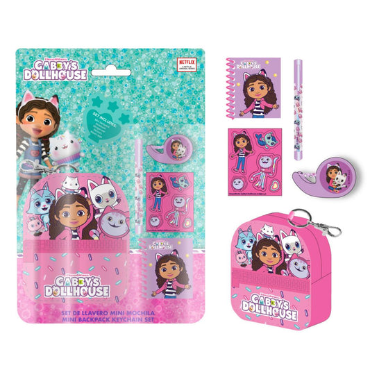 SET DE PAPELERÍA MINIMOCHILA GABBY´S DOLLHOUSE - Imagen 1