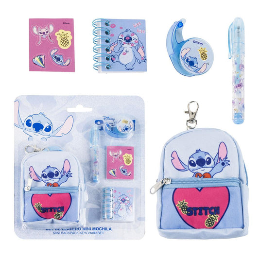 SET DE PAPELERÍA MINIMOCHILA STITCH - Imagen 1