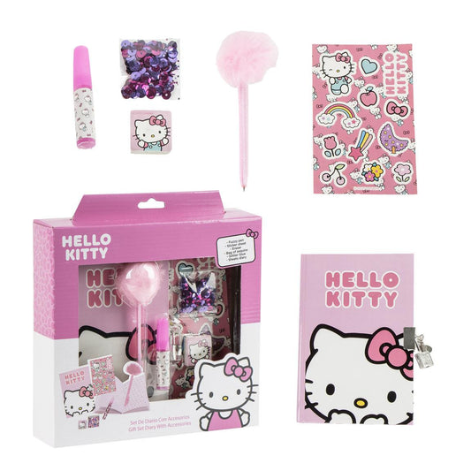 DIARIO SET HELLO KITTY - Imagen 1