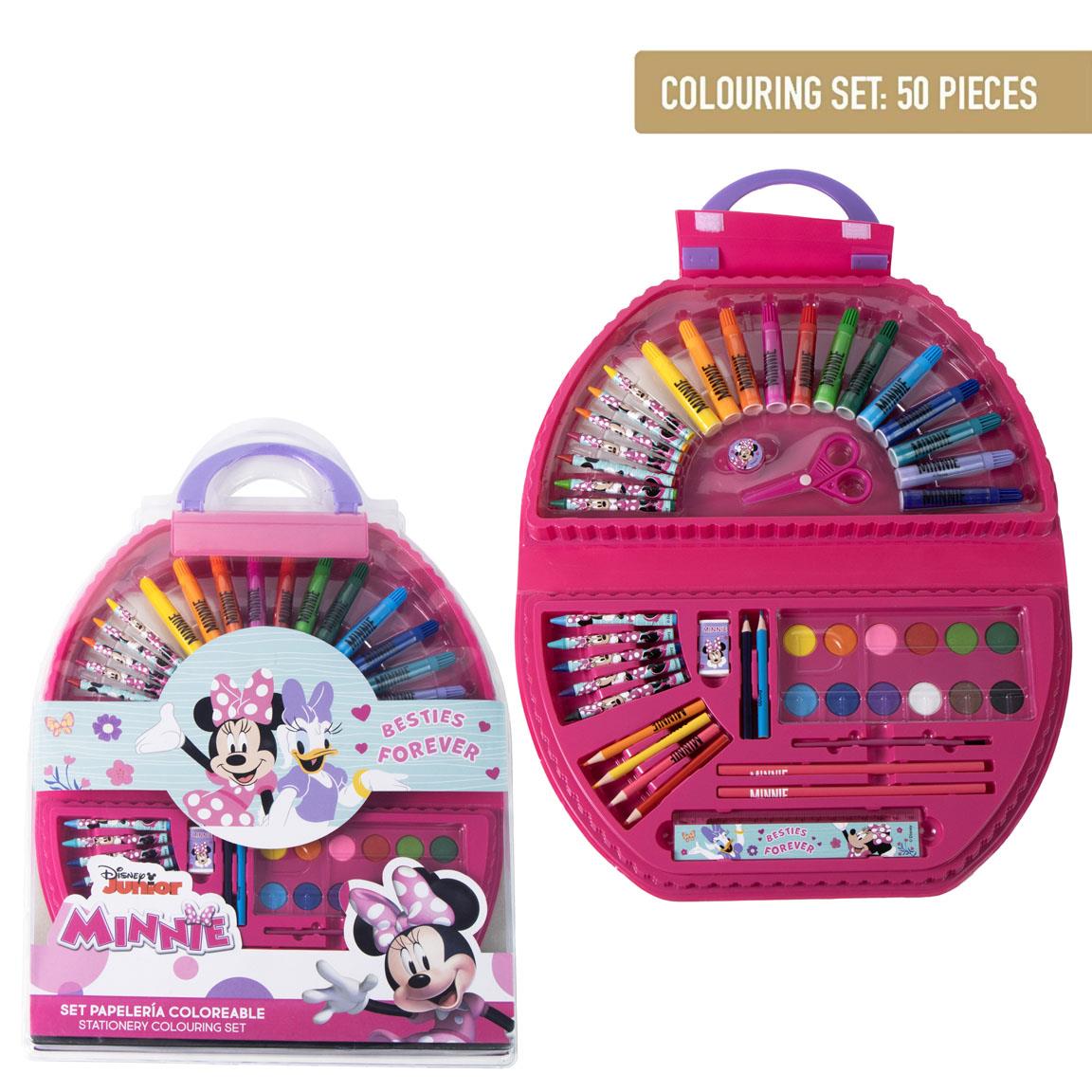 SET COLOREABLE 50 PIEZAS MINNIE