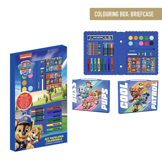 SET PAPELERÍA COLOREABLE CAJA PAW PATROL - Imagen 1