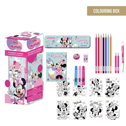 SET PAPELERÍA COLOREABLE MINNIE - Imagen 1