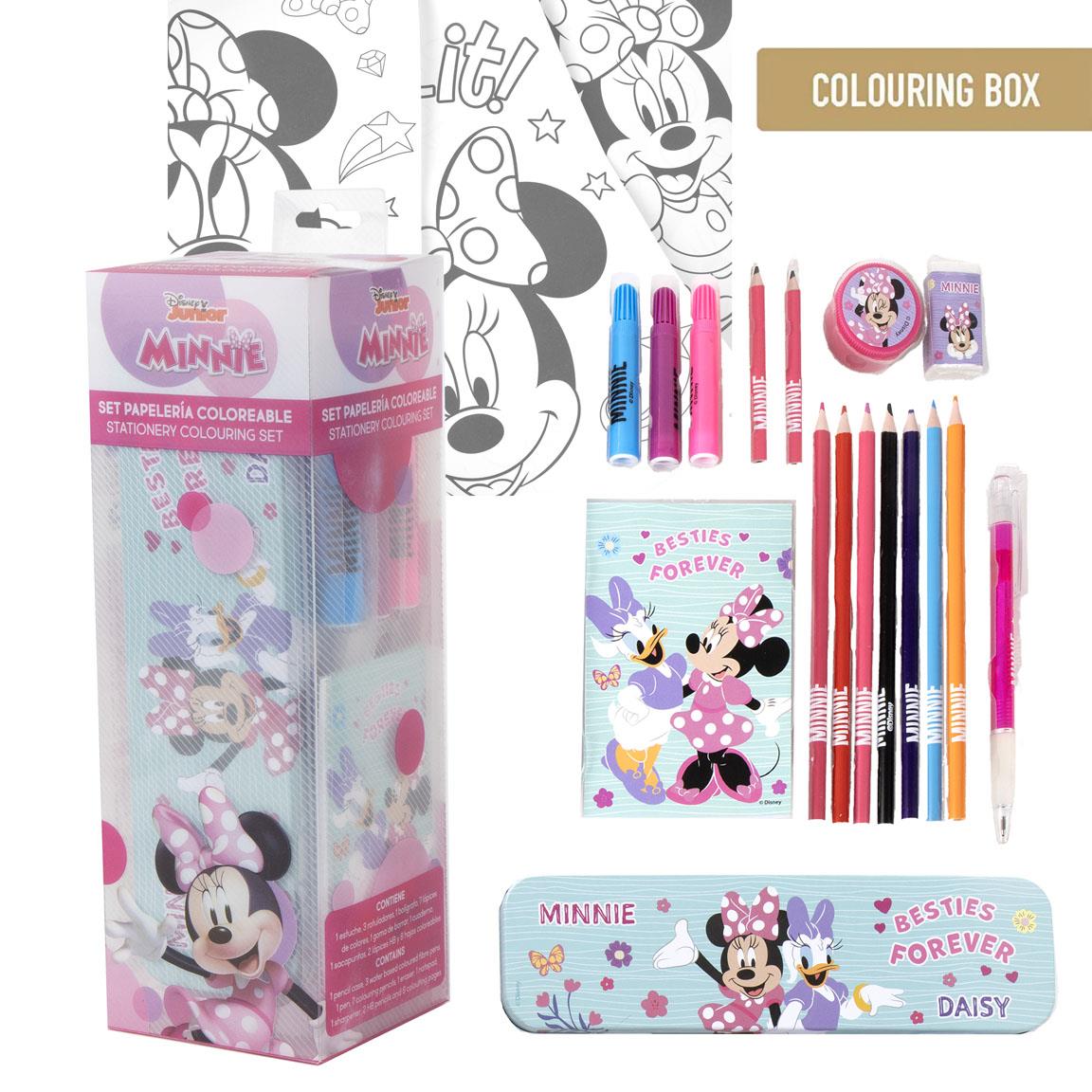 SET PAPELERÍA COLOREABLE MINNIE - Imagen 1