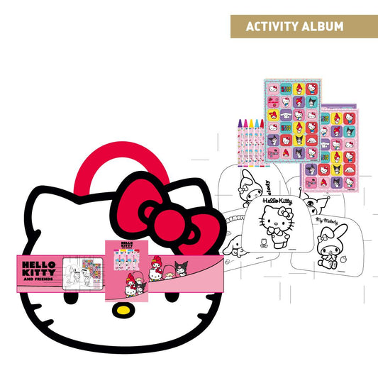 ALBUM ACTIVIDADES COLOREABLE HELLO KITTY - Imagen 1